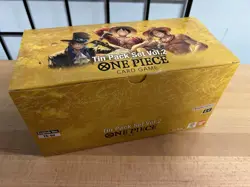 One Piece Card Game Tin Pack Set Vol 2 TS-02 Display Box of 12 Sealed English - Image 1