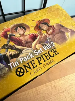 One Piece Card Game Tin Pack Set Vol 2 TS-02 Display Box of 12 Sealed English - Image 2
