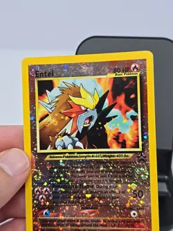 Entei - # 34 - Black Star Promo Rare Holo Movie 2001 - Pokemon Card - MP - Image 3