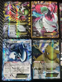 Pokemon EX & Mega EX Full Art Holo Lot 8 Cards Gardevoir Lugia Dragonite Gengar - Image 1