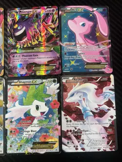 Pokemon EX & Mega EX Full Art Holo Lot 8 Cards Gardevoir Lugia Dragonite Gengar - Image 2