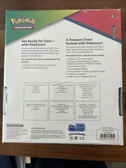 Pokemon Lunch Box and Pencil Case with 3 Holofoil Authentic Pokemon Cards - Image 3