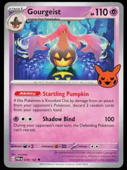 2024 Trick or Trade Gourgeist #078/182 Pokemon X4 Cards - Image 1