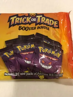 Pokemon NEW Trading Cards Trick Or Trade Booster Bundle (2) NEW Sealed Packages - Image 2