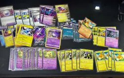 Pokemon Card Lot Promos & Cosmos 75 Card Lot Swirls - Image 1