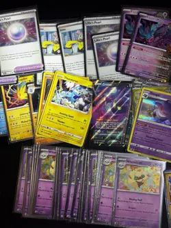 Pokemon Card Lot Promos & Cosmos 75 Card Lot Swirls - Image 2