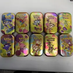 *EMPTY* Pokemon 151 Mini Tin Set - Including ART Card and COINS. NO PACKS! - Image 1