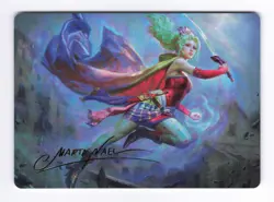 Terra, Herald of Hope Art Card (Gold Stamped) MTG Art Series: FINAL FANTASY - Image 1