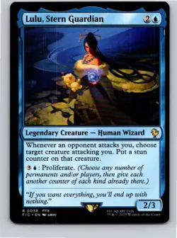 Magic the Gathering Lulu, Stern Guardian Final Fantasy Commander MTG Free Ship! - Image 1