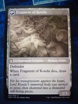 MTG The Fall Of Lord Konda Kamigawa: Neon Dynasty Near Mint Uncommon 012/302U - Image 3
