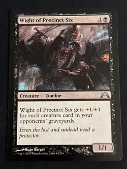 1x Wight of Precinct Six (84) Gatecrash LP MTG Magic the Gathering x1 MKE - Image 1