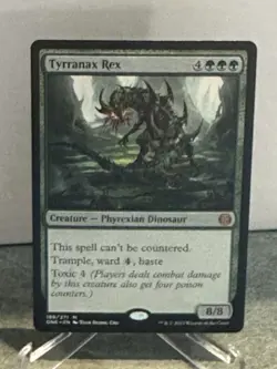MTG Tyrranax Rex - Phyrexia: All Will Be One NM 189 LC1 - Image 1