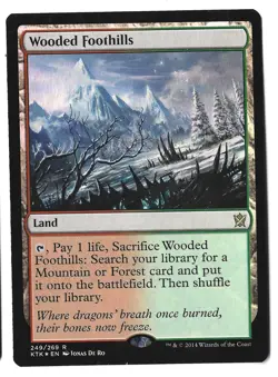 Wooded Foothills - [Foil] Khans of Tarkir LP - Image 1