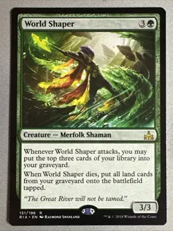 MTG / World Shaper / RIX / #151 / Regular / Rare / NM - Image 1