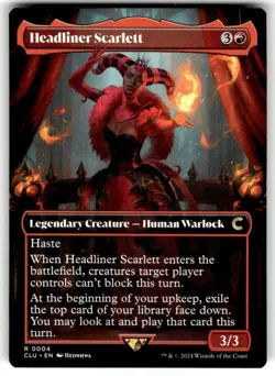 Headliner Scarlett (Borderless) Ravnica: Clue Edition Regular MTG NM - Image 1