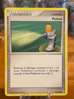 2007 Pokemon Diamond And Pearl Base Set Trainer Potion 118/130 Common MP - Image 1
