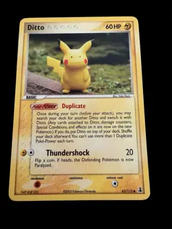 Ditto [Pikachu] 63/113 - EX Delta Species - Pokemon Card 2005 VLP - Image 1
