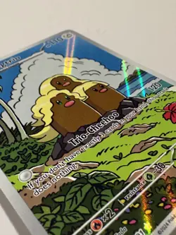 ALOLAN DUGTRIO - 208/191 Illustration Rare Surging Sparks Pokemon NM - Image 3