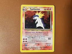 Typhlosion 18/111 Neo Genesis Holo Rare Pokemon MP - Image 1
