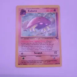 Pokemon TCG Kabuto W Gold Stamp Wizards Promo, WOTC 50/62 LP+ (w/video) - Image 1