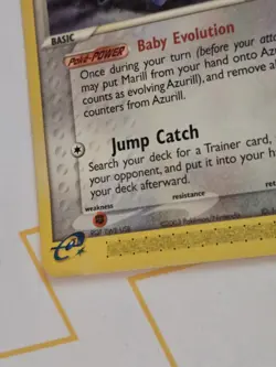 Azurill 31/100 Uncommon Sandstorm Pokemon HP-DMG - Image 3