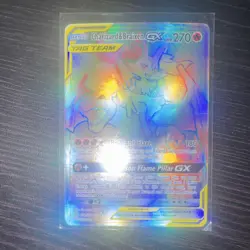 Pokemon Charizard & Braixen GX TAG TEAM Secret Rare Holo Cosmic Eclipse 251/236 - Image 3