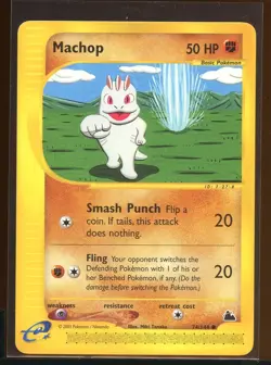 Machop Common 74/144 NM E Series Skyridge Pokemon - Image 1