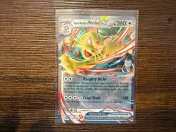2025 Pokemon Destined Rivals Team ROCKET'S PERSIAN ex 150/182 Sv10 - Image 1