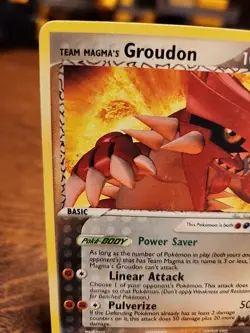 Team Magma's Groudon 9/95 Team Magma vs Team Aqua 2004 Pokemon TCG - Image 2