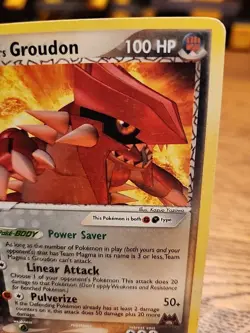 Team Magma's Groudon 9/95 Team Magma vs Team Aqua 2004 Pokemon TCG - Image 3