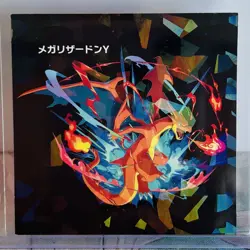 Mega Charizard Y Pokemon Center Limited Mega Evolution Sticker Japanese Nintendo - Image 1
