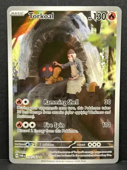Torkoal 172/167 Illustration Rare Holo Twilight Masquerade Pokemon TCG - NM - Image 1