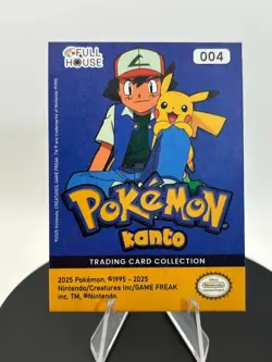 2025 Pokemon Kanto Full House - Silver Holo - Charmander #4 - Image 3
