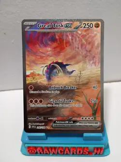 Pokemon Great Tusk ex 246/198 SV01: Scarlet & Violet Illustration Rare Holo 250… - Image 1