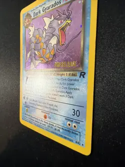 Pokemon TCG Dark Gyarados 8/82 Team Rocket Prerelease Holo Rare - Image 4