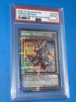Yu-Gi-Oh! Jurrac Meteor BLMM-EN150 Starlight Rare 1st Ed - PSA 10 - Image 2