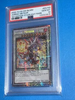 Yu-Gi-Oh! Jurrac Meteor BLMM-EN150 Starlight Rare 1st Ed - PSA 10 - Image 3