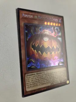 Pumpking the King of Grave Ghosts MZMU-EN001 Secret Rare Yugioh Maze of Muertos - Image 2