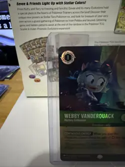 Disney LORCANA Webby Vanderquack - Mystery Enthusiast (Epic) 211/204 - Image 2