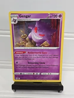 Pokemon 2022 Sword & Shield Lost Origin Gengar Holo Card #066 - Image 2