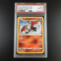 PSA 10 Radiant Charizard 020/159 Pokemon Crown Zenith Holo Graded Card - Image 1