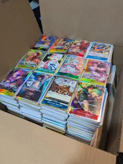 Full One Piece TCG Collection 4,000+ Cards Bulk Lot R SR+ OP1 - EB01 - OP10 - Image 1