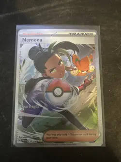 Pokemon TCG Nemona Full Art Trainer Card 238/091 - Image 1