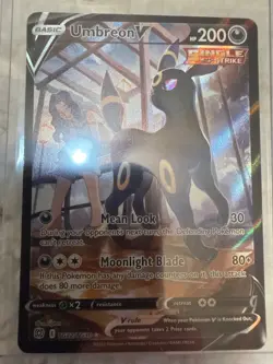 Pokemon TCG Umbreon V TG22/TG30 Ultra Rare Art Brilliant Stars Card - Image 1