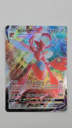 Scizor Vmax 119/189 Darkness Ablaze Full Art Ultra Rare Pokemon Card - Image 2