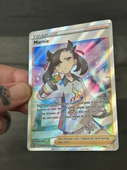 Marnie SWSH121 Premium Tournament Collection Full Art Holo Pokemon Card - Image 4