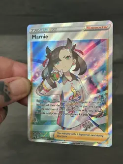 Marnie SWSH121 Premium Tournament Collection Full Art Holo Pokemon Card - Image 5