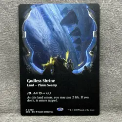 MTG Godless Shrine Borderless Edge of Eternities EOE #280 Non-Foil NM Magic Card - Image 1