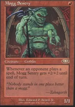 1 x Mogg Sentry - Planeshift - Light Play - MTG - Image 1