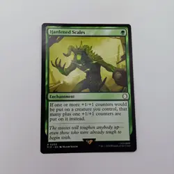Hardened Scales MTG Rare Magic: The Gathering Fallout Commander Enchantment - Image 1